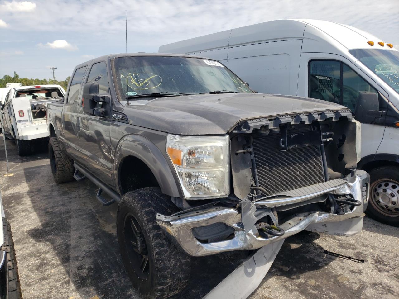FORD F250 SUPER 2012 with VIN 1FT7W2B69CEA85244 - Photo from auction