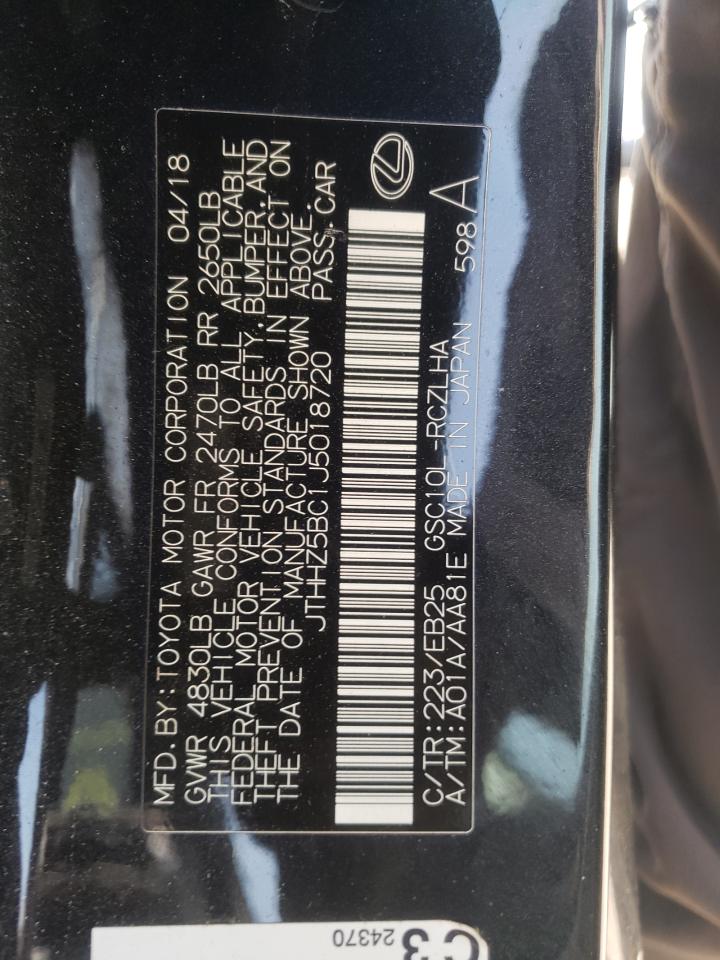 صورة رقم 10 من المزاد - 2018 LEXUS RC 350 مع VIN JTHHZ5BC1J5018720