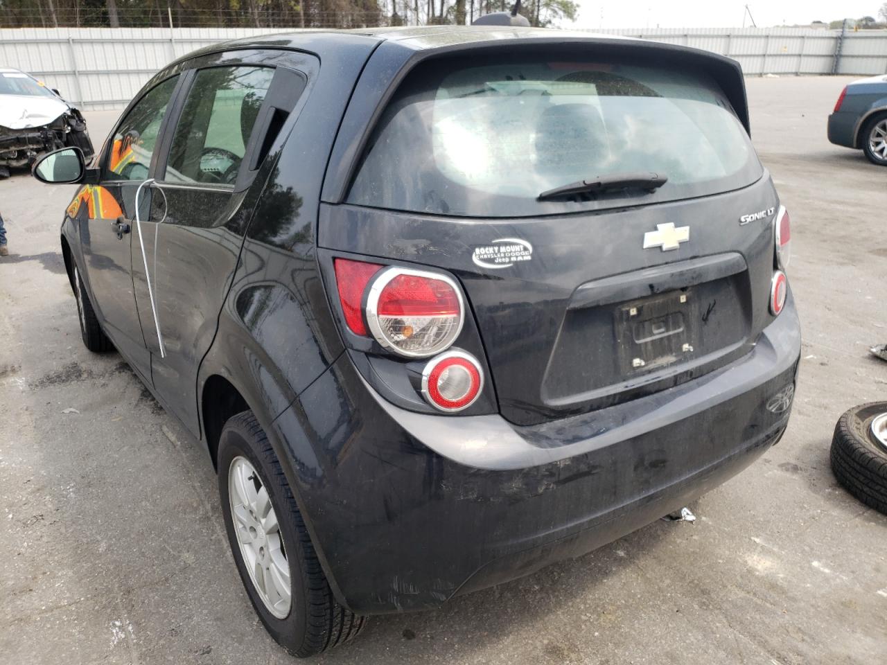 Photo 3 from auction – 2016 CHEVROLET SONIC LT with VIN 1G1JC6SH9G4173903