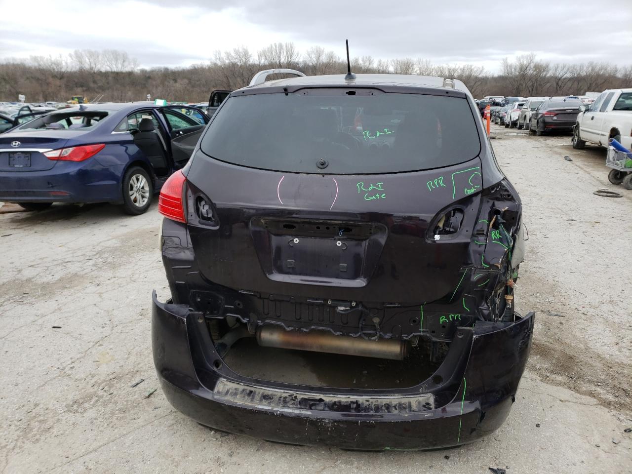 Photo 9 from auction – 2012 NISSAN ROGUE S with VIN JN8AS5MTXCW282167