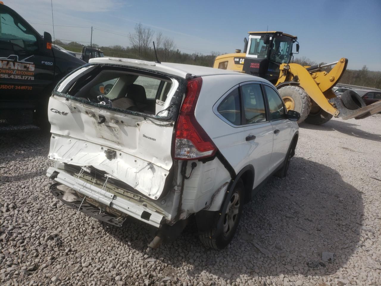 Photo 4 from auction – 2012 HONDA CR-V LX with VIN 5J6RM3H38CL029786