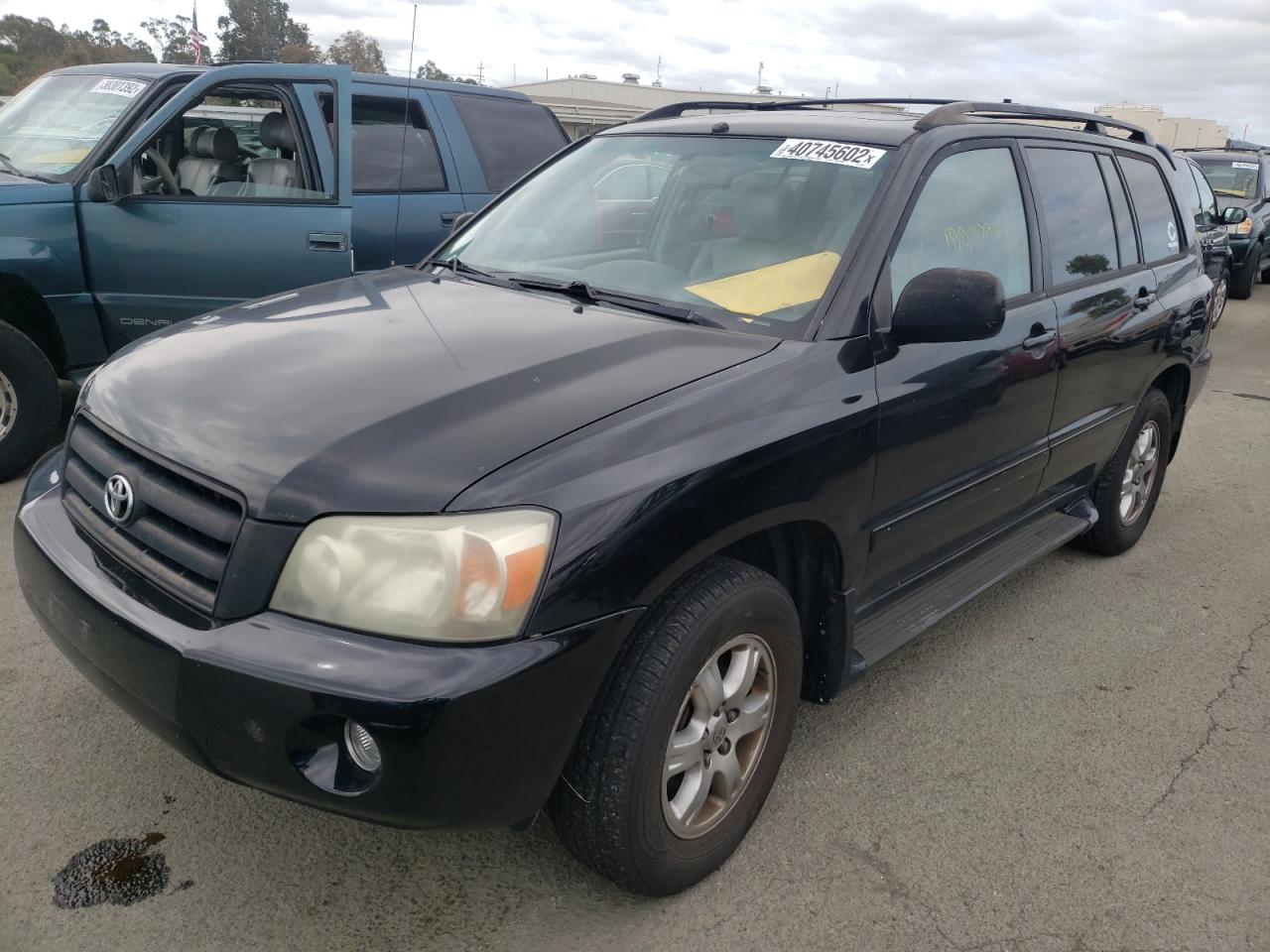 Photo 2 from auction – 2007 TOYOTA HIGHLANDER with VIN JTEEP21A270211968