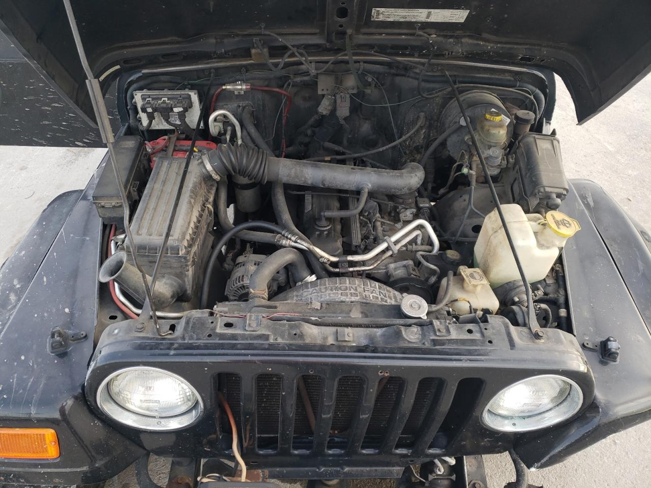 Photo 7 from auction – 2000 JEEP WRANGLER / with VIN 1J4FA59S4YP786875
