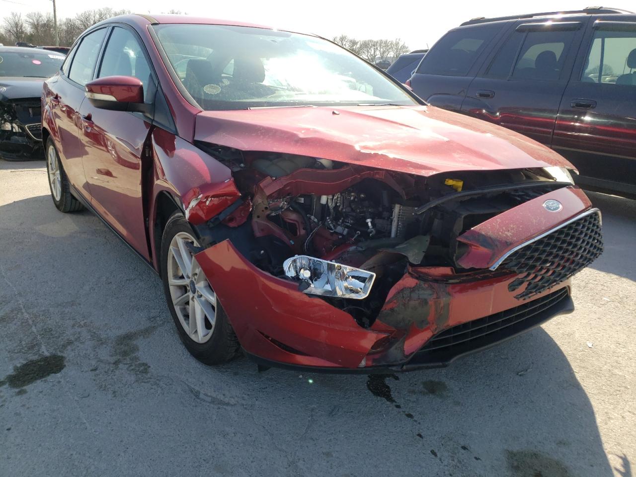 FORD FOCUS SE 2017 with VIN 1FADP3F23HL322476 - Photo from auction