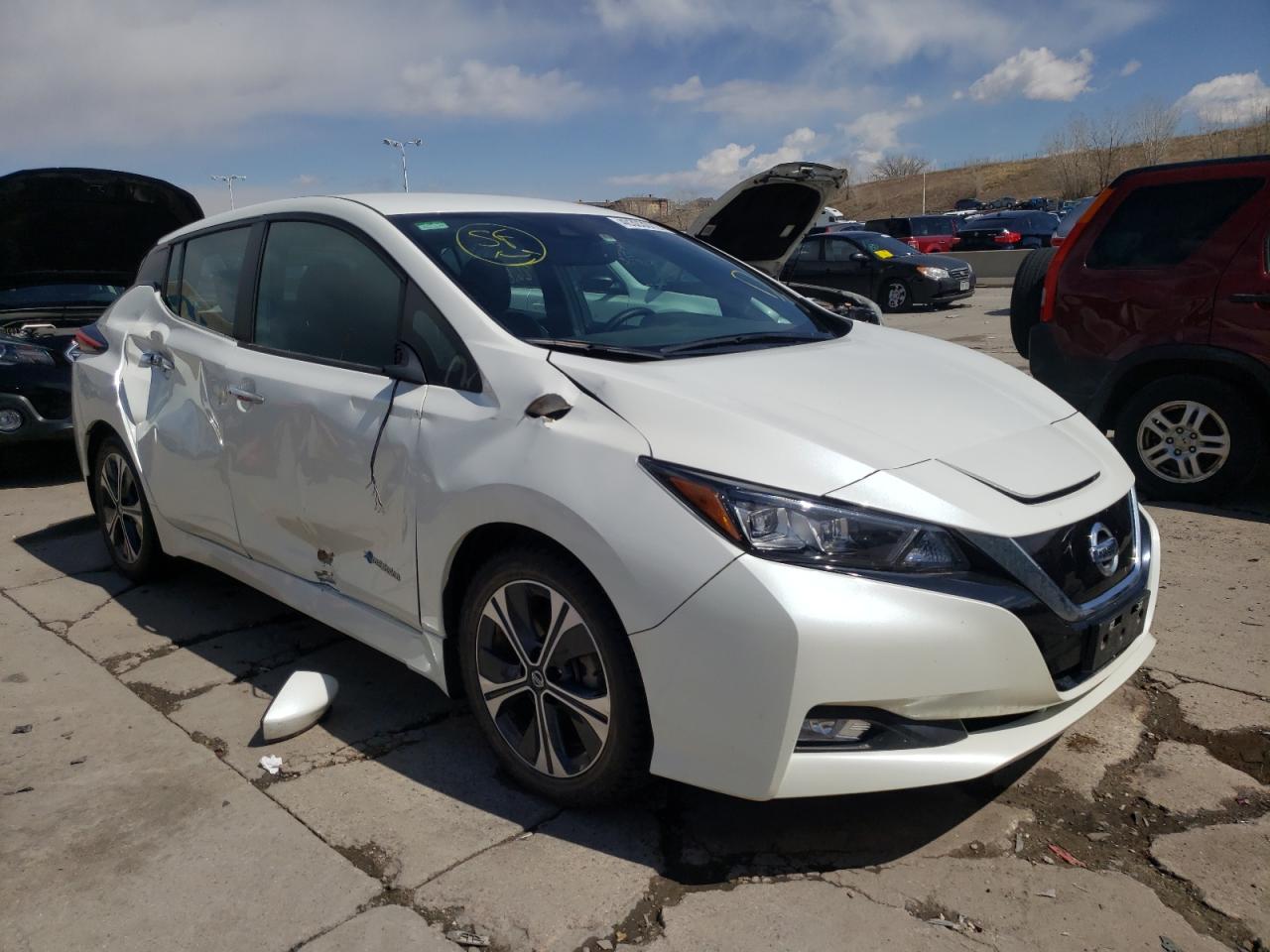 NISSAN LEAF S 2019 with VIN 1N4AZ1CP5KC314632 - Photo from auction