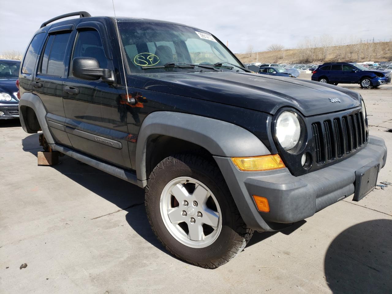 Photo 1 from auction – 2007 JEEP LIBERTY SP with VIN 1J4GL48K57W638698