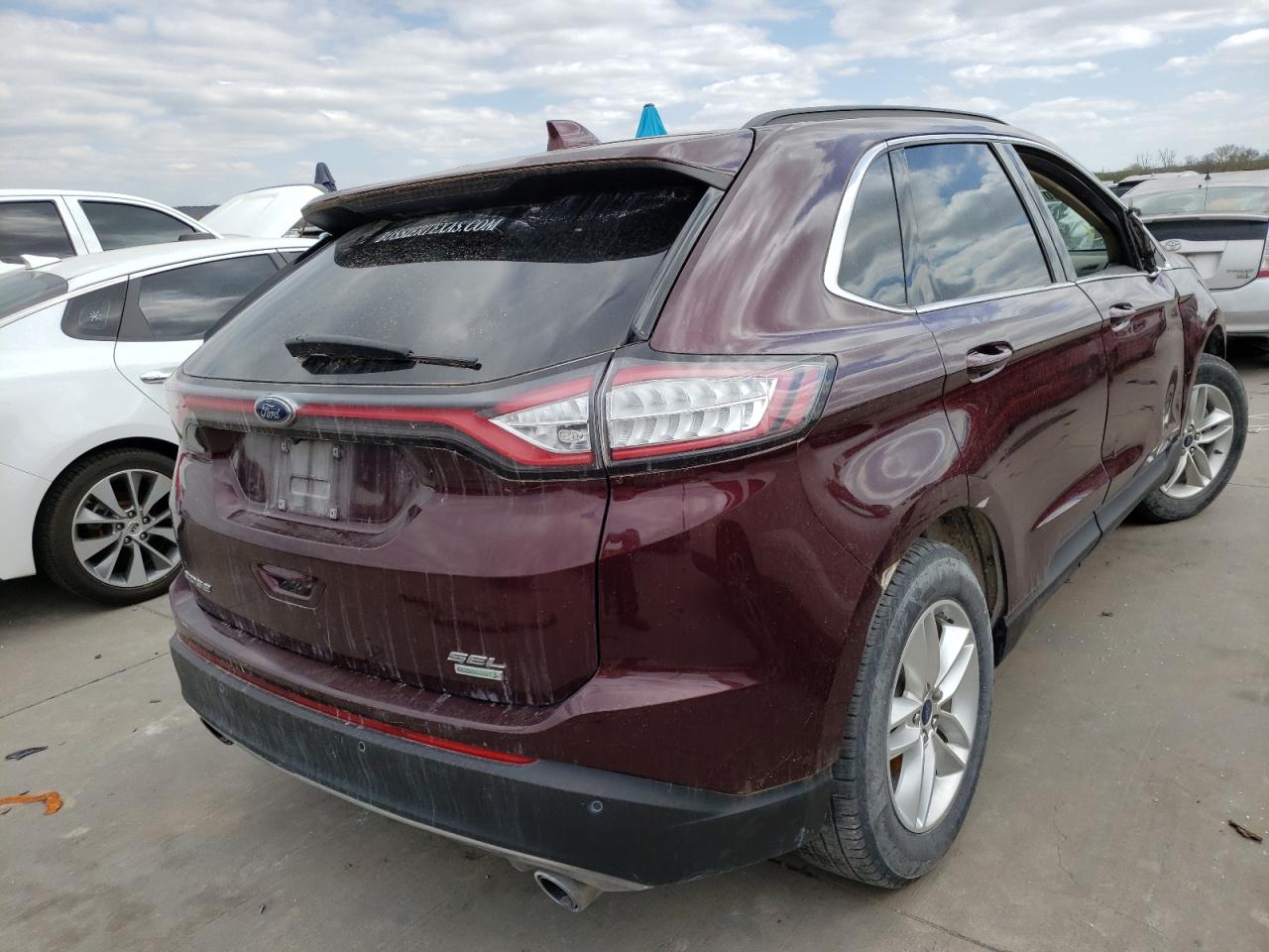 Photo 4 from auction – 2017 FORD EDGE SEL with VIN 2FMPK3J90HBB06297