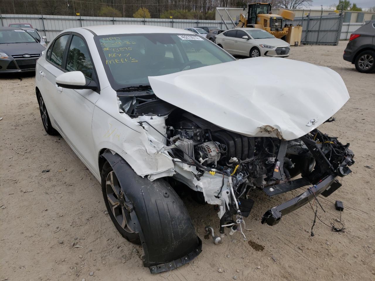 KIA FORTE FE 2021 with VIN 3KPF24AD2ME357853 - Photo from auction
