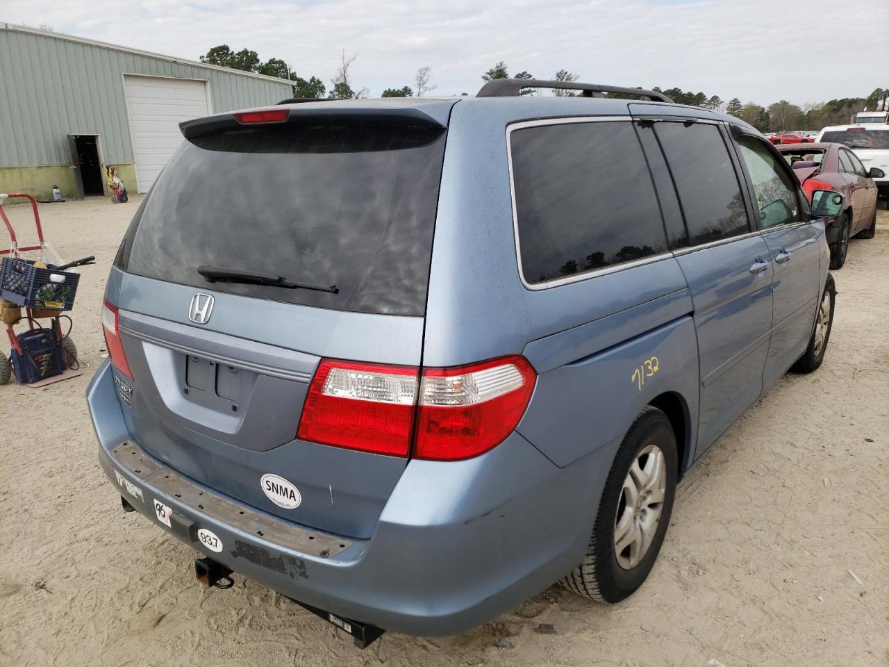 Photo 4 from auction – 2007 HONDA ODYSSEY EX with VIN 5FNRL38437B117462