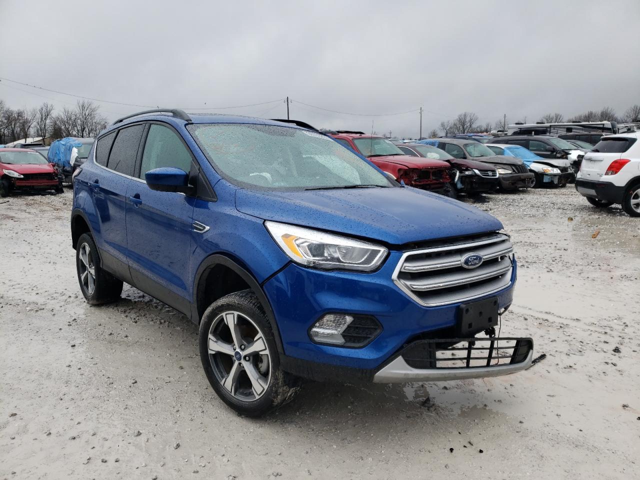 FORD ESCAPE SE 2017 with VIN 1FMCU0GD4HUC95422 - Photo from auction