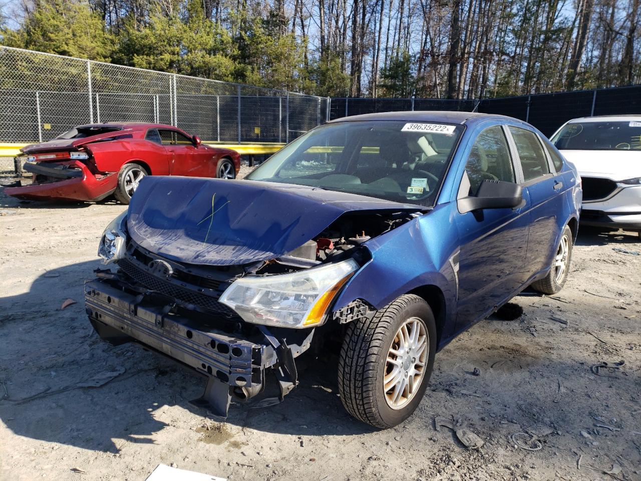 Photo 2 from auction – 2008 FORD FOCUS SE with VIN 1FAHP35N08W286757