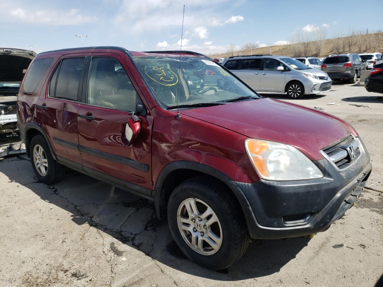 Photo 1 from auction – 2004 HONDA CR-V EX with VIN JHLRD78834C018191