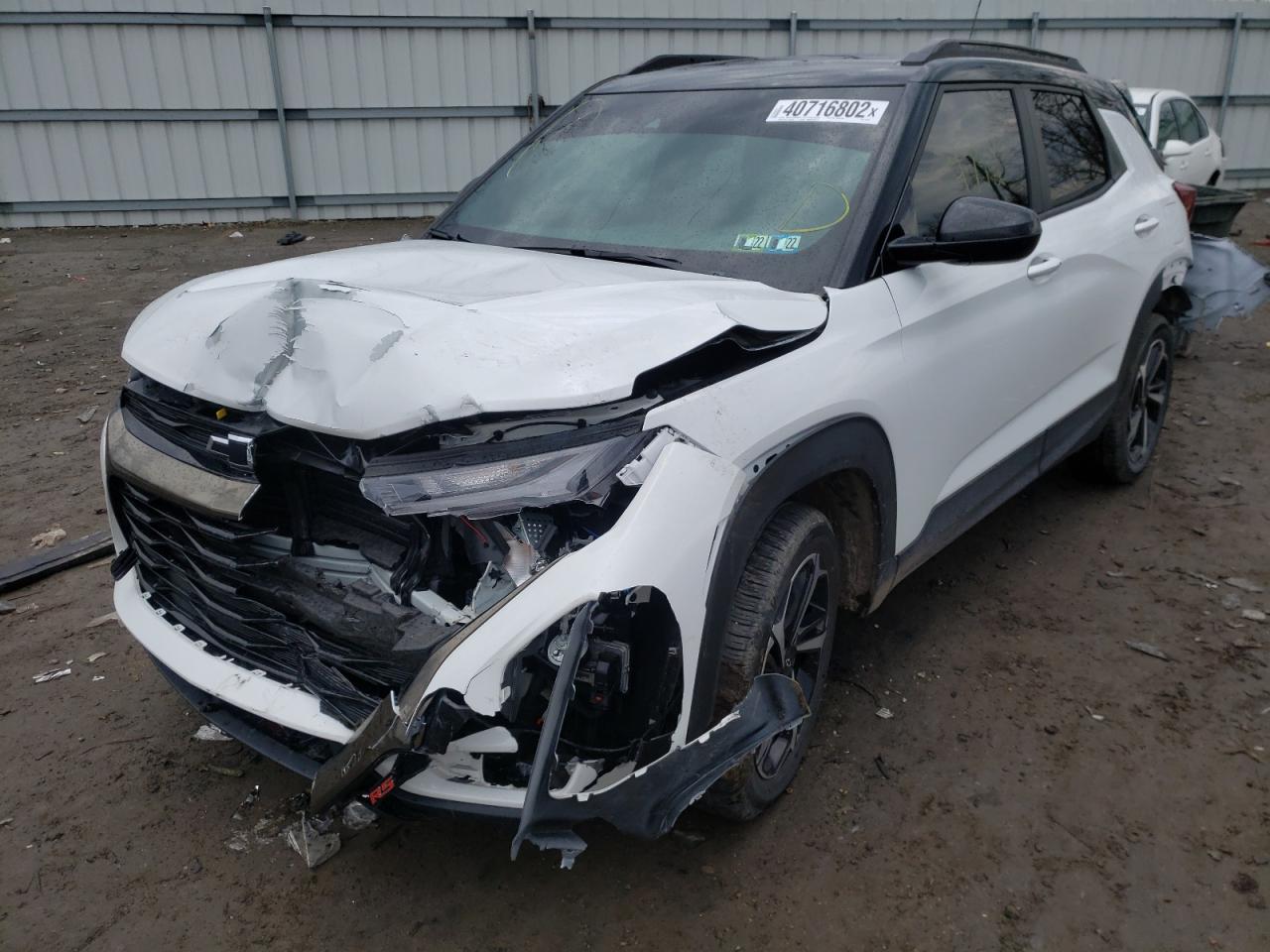 Photo 2 from auction – 2022 CHEVROLET TRAILBLAZE with VIN KL79MUSL5NB021350
