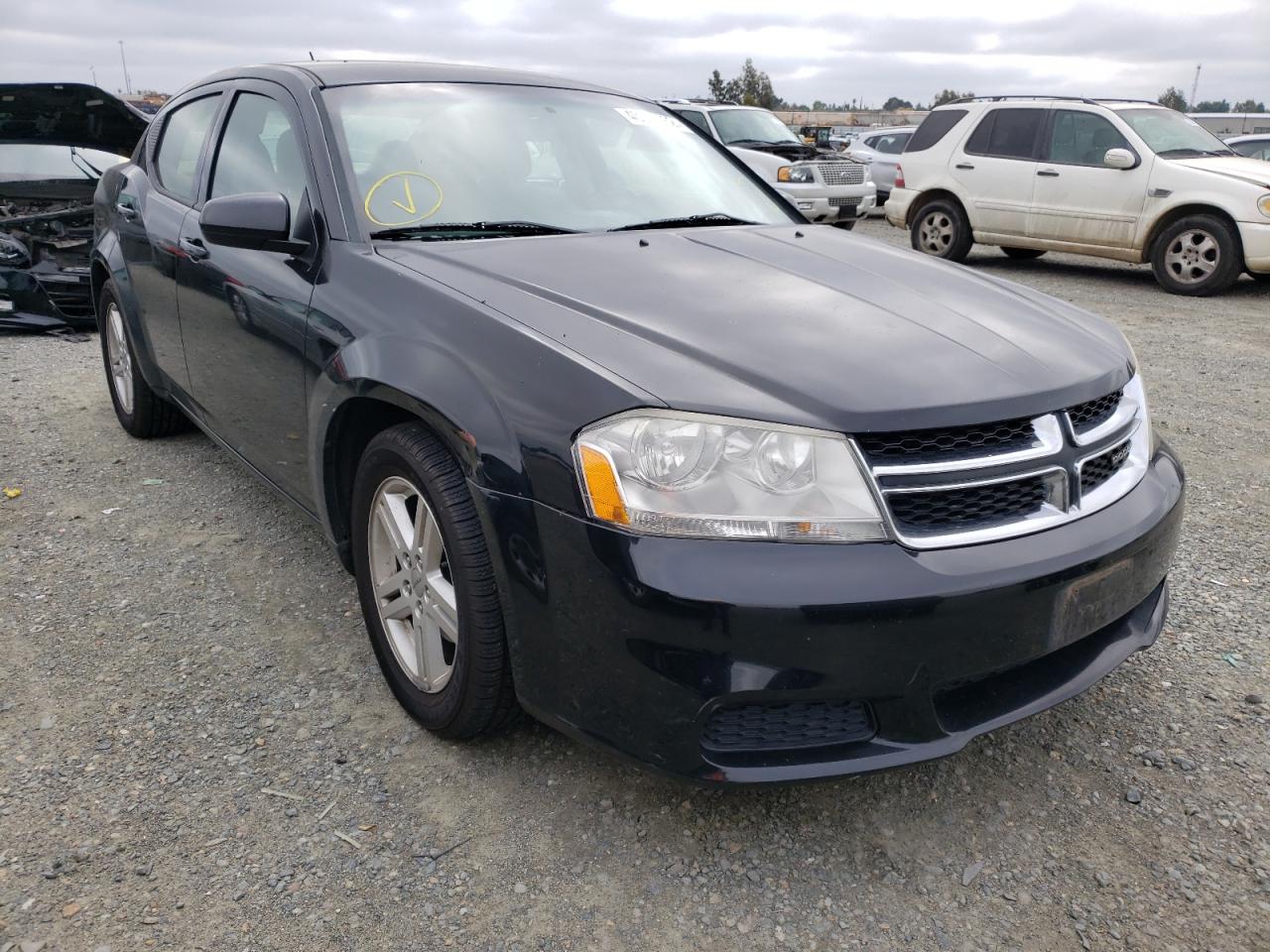 DODGE AVENGER SX 2012 with VIN 1C3CDZCB5CN161815 - Photo from auction