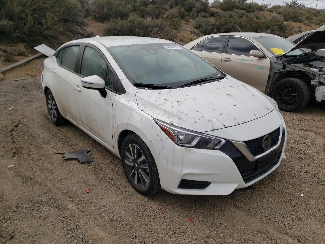 NISSAN VERSA SV 2021 with VIN 3N1CN8EV7ML869398 - Photo from auction