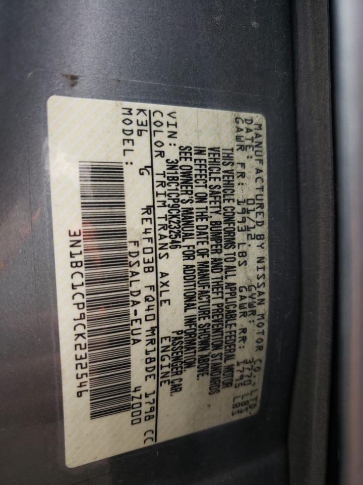 Photo 10 from auction – 2012 NISSAN VERSA S with VIN 3N1BC1CP9CK232546