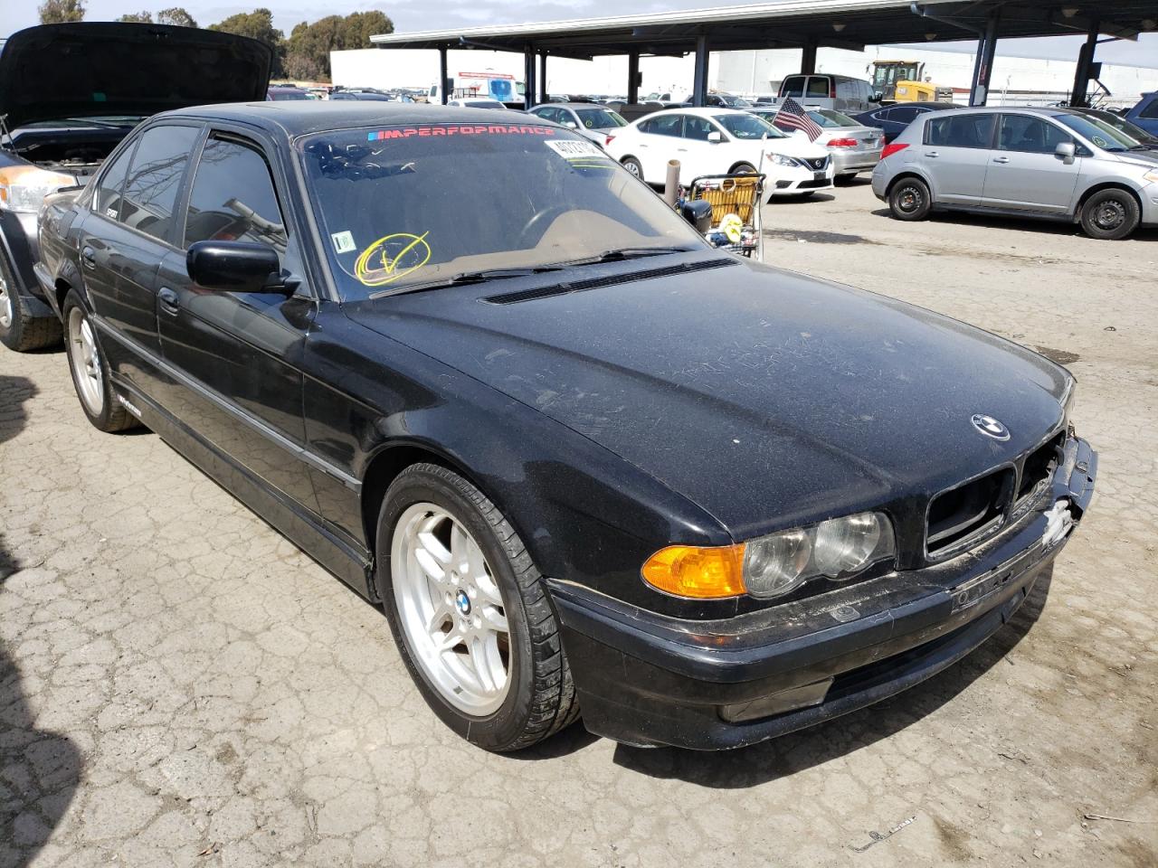 BMW 740 I AUTO 2001 with VIN WBAGG834X1DN89654 - Photo from auction