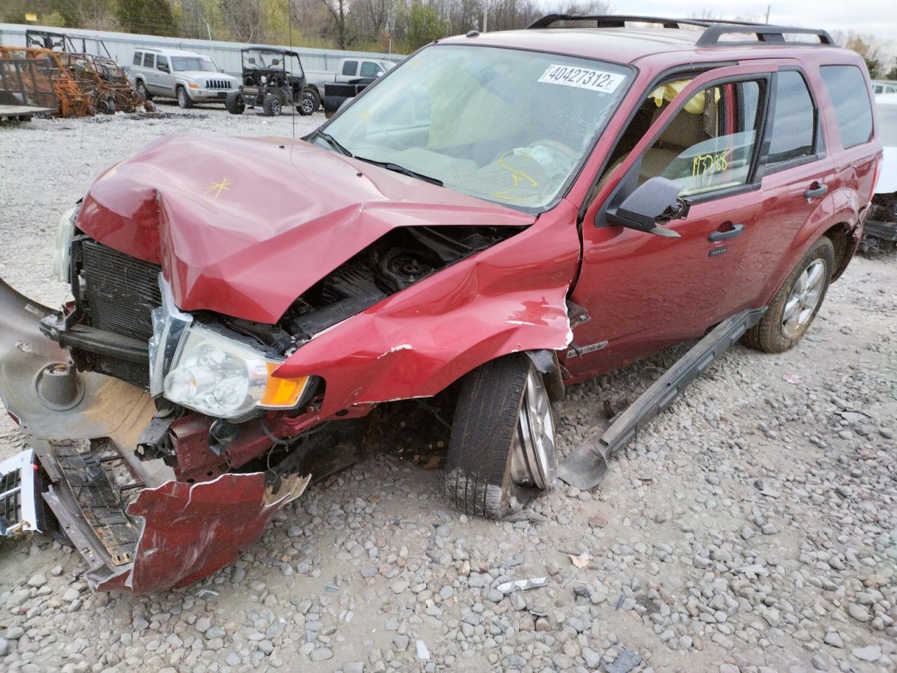 Photo 2 from auction – 2008 FORD ESCAPE XLT with VIN 1FMCU031X8KC68815