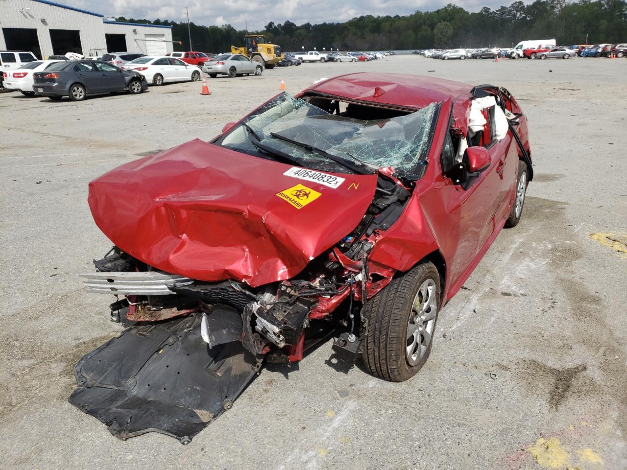 Photo 2 from auction – 2020 TOYOTA COROLLA LE with VIN JTDEPRAE1LJ033135