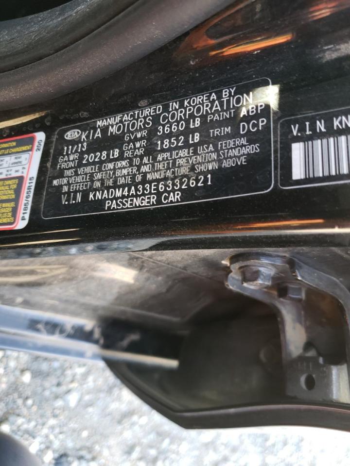 Photo 10 from auction – 2014 KIA RIO LX with VIN KNADM4A33E6332621