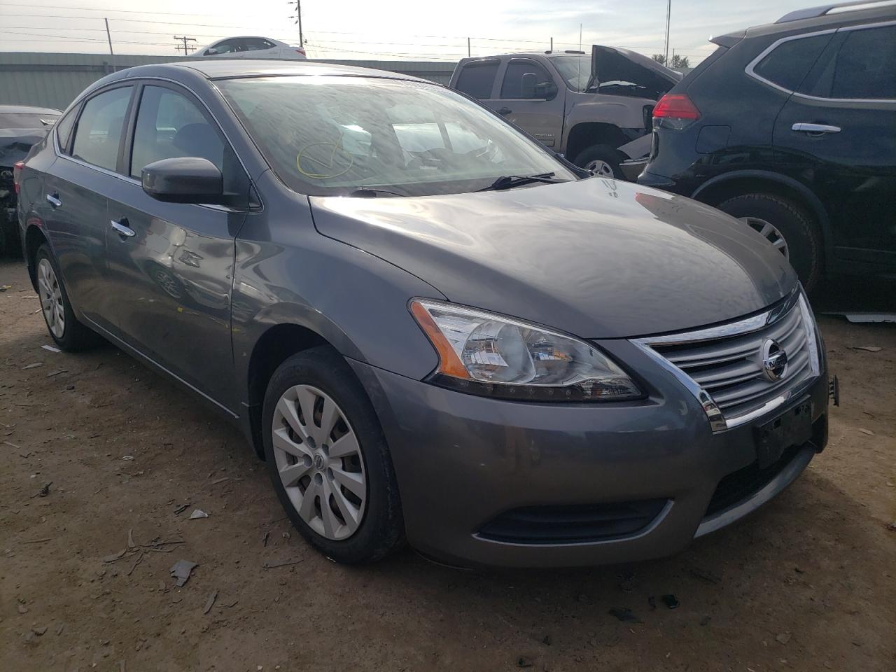 NISSAN SENTRA S 2015 with VIN 3N1AB7AP6FL681749 - Photo from auction