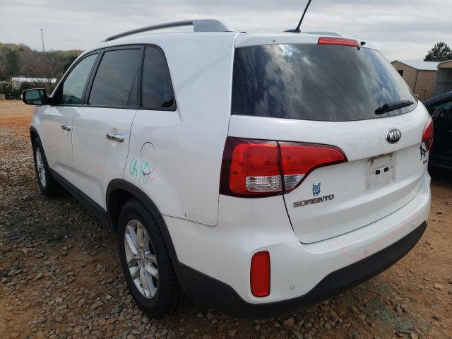 Photo 3 from auction – 2014 KIA SORENTO LX with VIN 5XYKT4A67EG515380