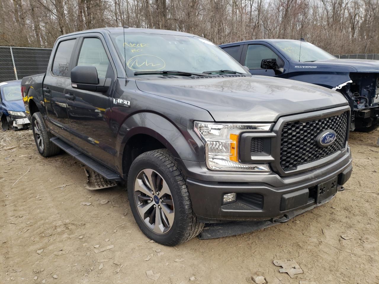 FORD F150 SUPER 2019 with VIN 1FTEW1EP4KFC97483 - Photo from auction