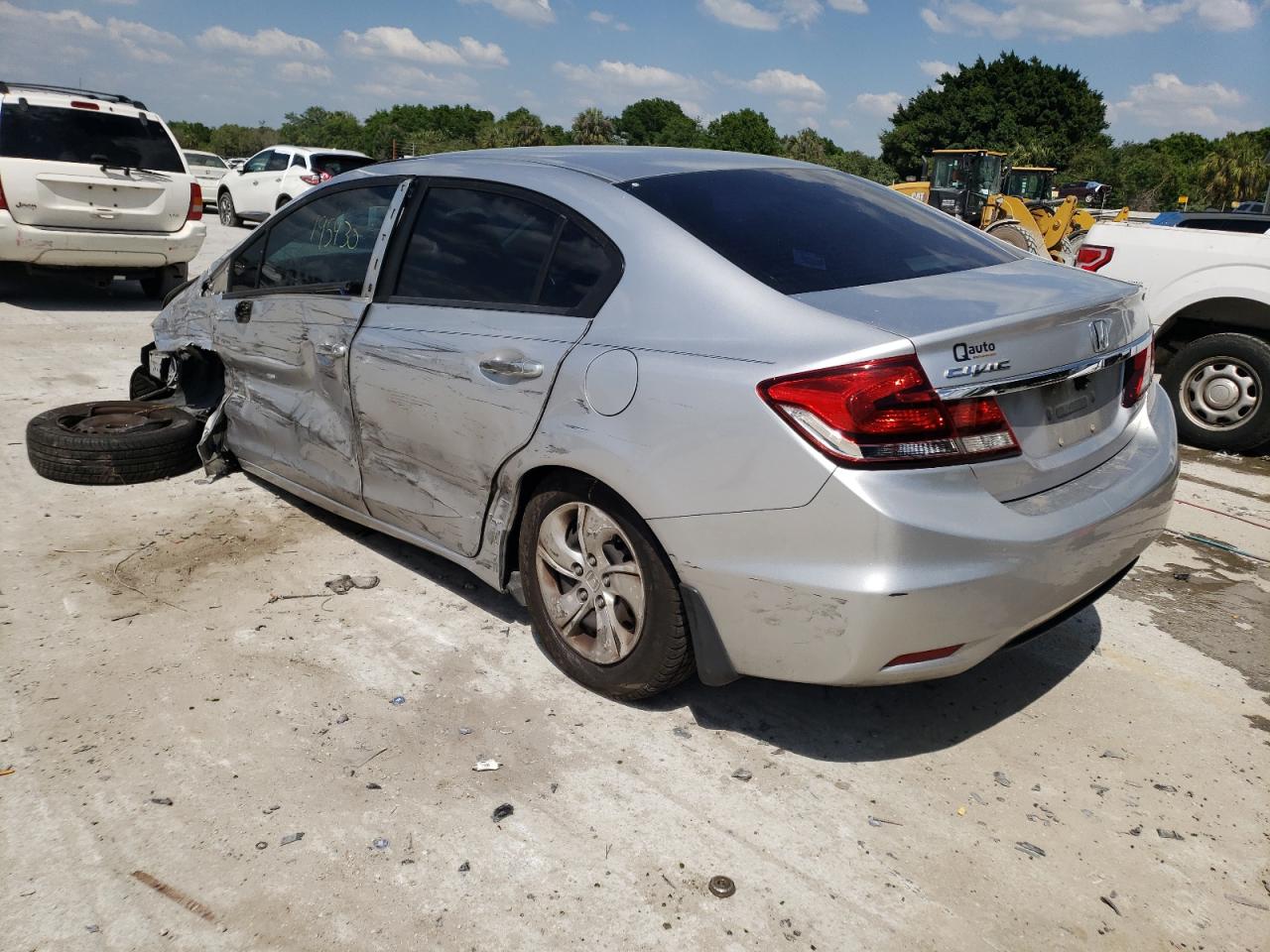Photo 3 from auction – 2013 HONDA CIVIC LX with VIN 19XFB2F54DE039190