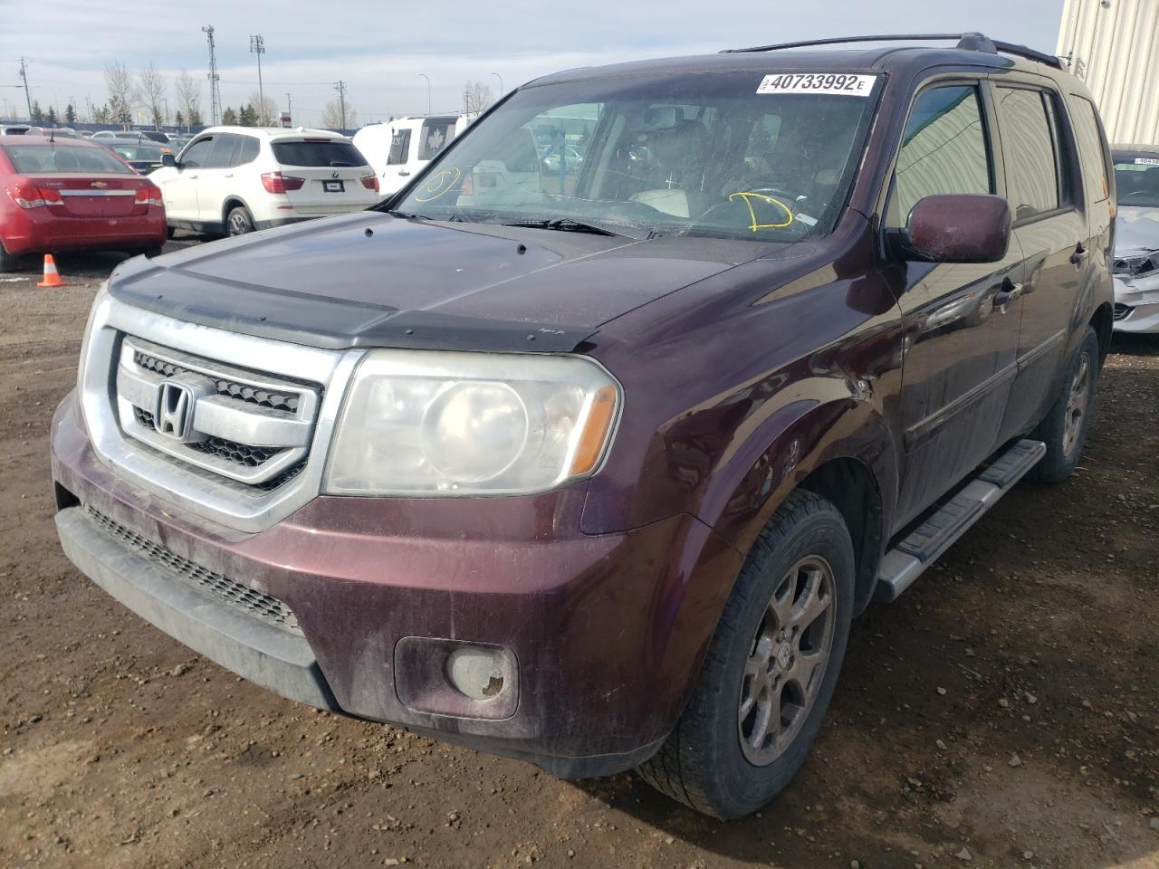 Photo 2 from auction – 2010 HONDA PILOT EXL with VIN 5FNYF4H67AB501603