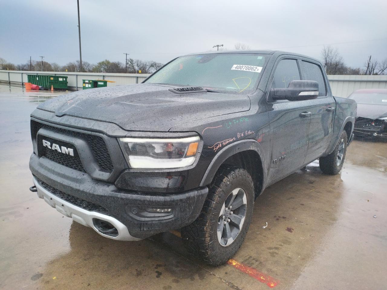 Photo 2 from auction – 2019 RAM 1500 REBEL with VIN 1C6SRFLT8KN629087