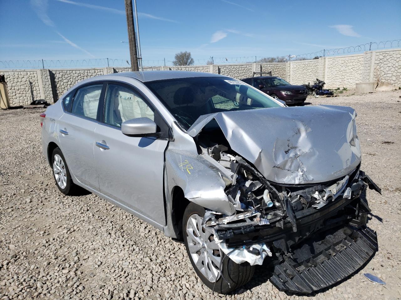 NISSAN SENTRA S 2015 with VIN 3N1AB7AP3FL660731 - Photo from auction