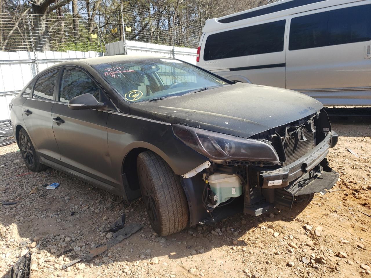 HYUNDAI SONATA SPO 2016 with VIN 5NPE34AF6GH358076 - Photo from auction