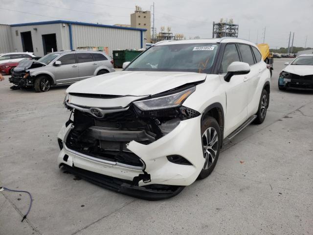 Photo 2 from auction – 2021 TOYOTA HIGHLANDER with VIN 5TDGZRAH0MS526354