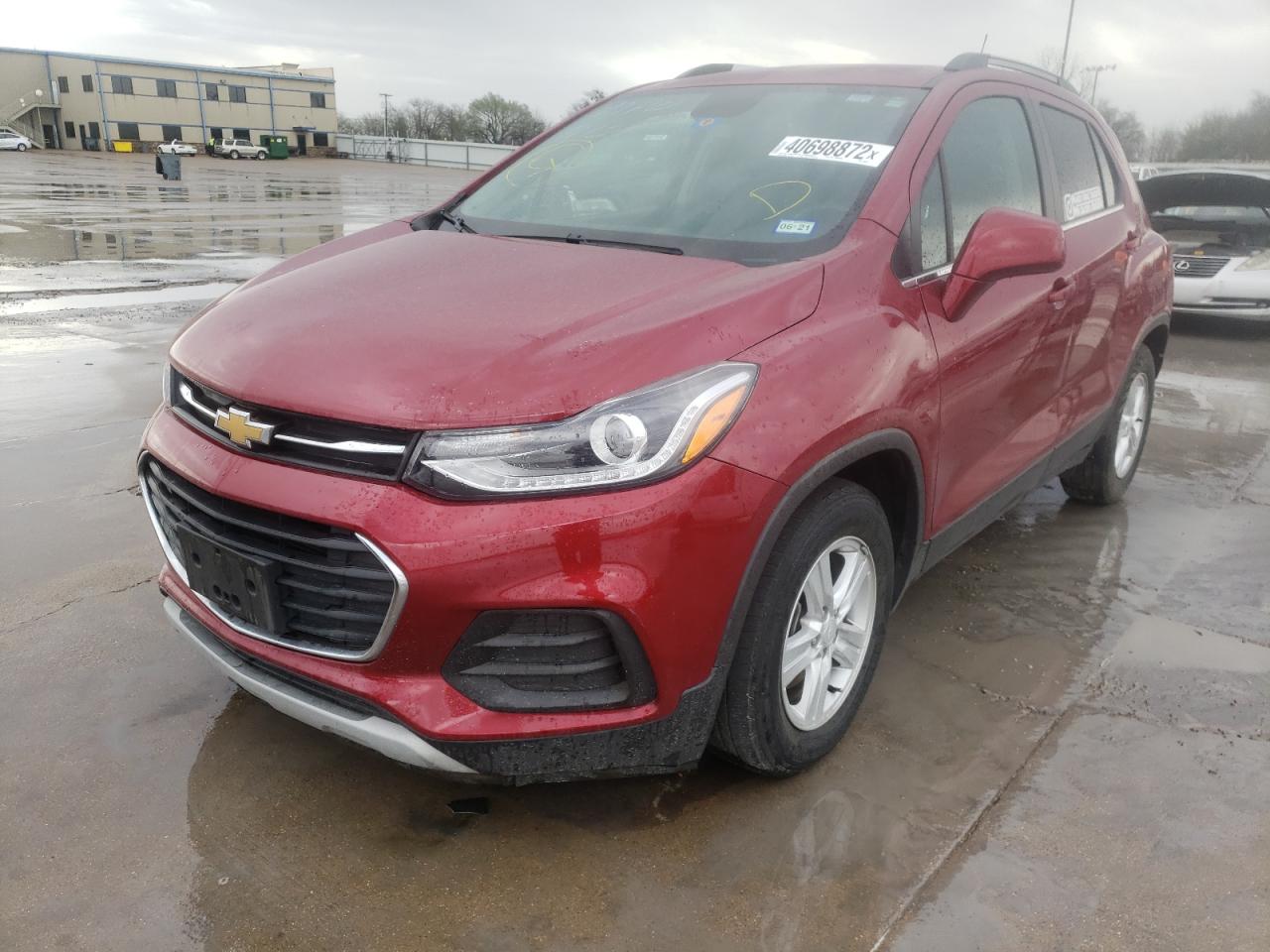 Photo 2 from auction – 2019 CHEVROLET TRAX 1LT with VIN 3GNCJLSB7KL350295