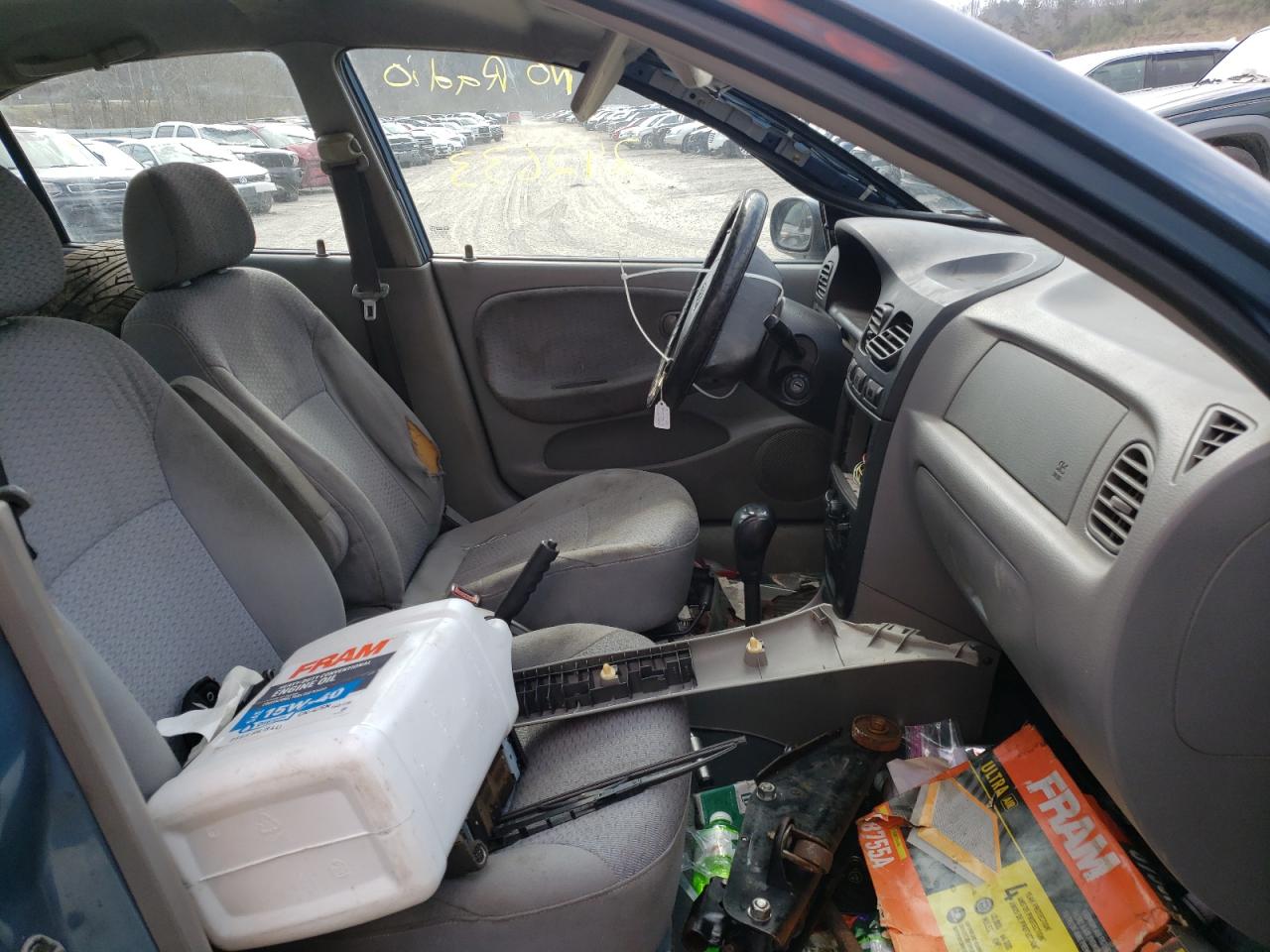 Photo 5 from auction – 2002 KIA RIO with VIN KNADC123226089329