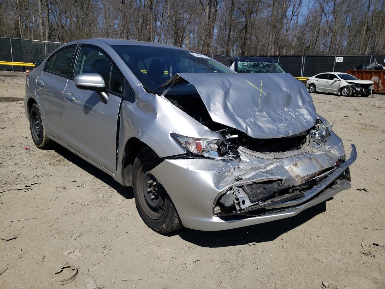 HONDA CIVIC LX 2015 with VIN 19XFB2F58FE272105 - Photo from auction