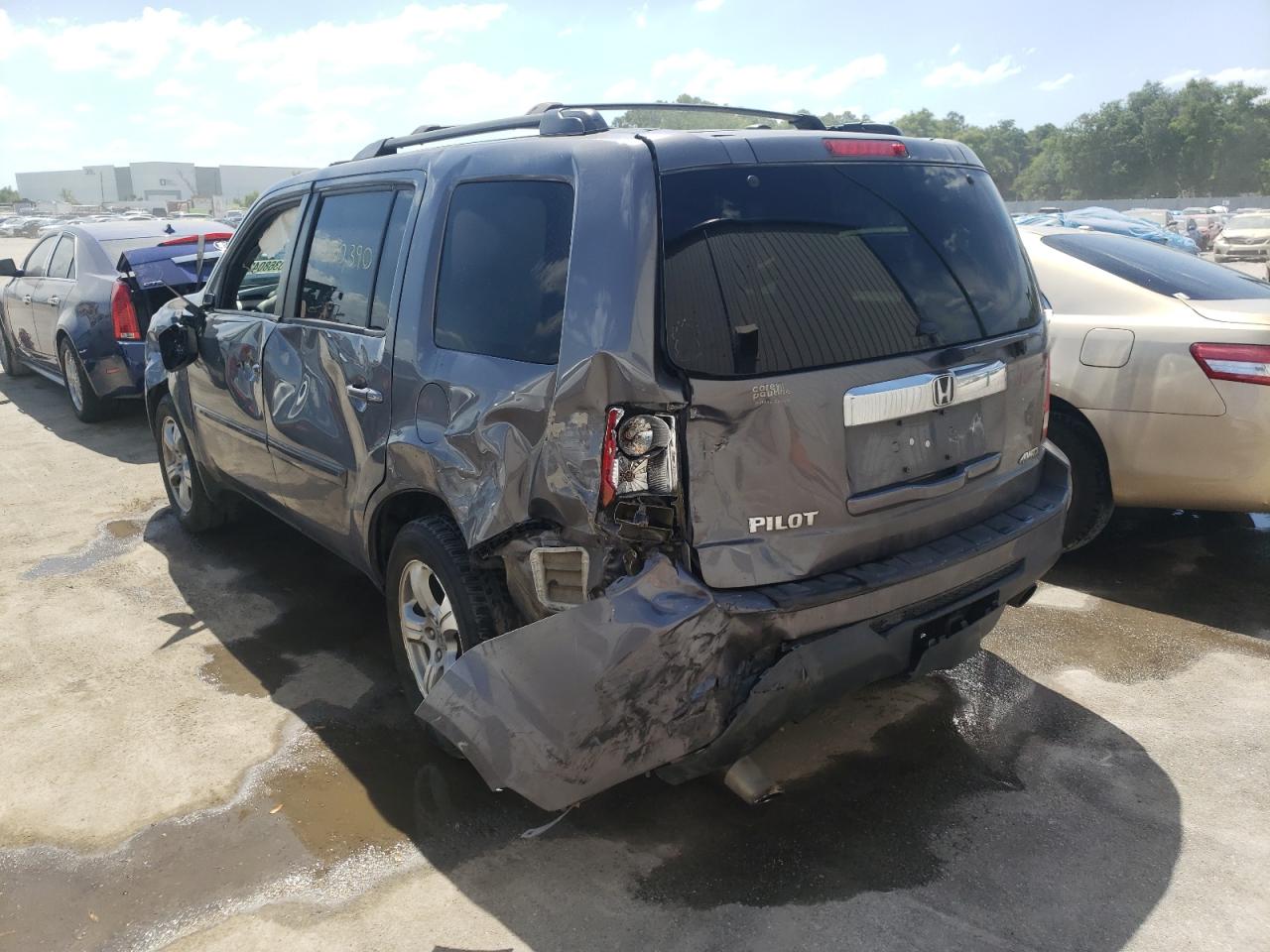 Photo 3 from auction – 2014 HONDA PILOT EXL with VIN 5FNYF4H56EB020190