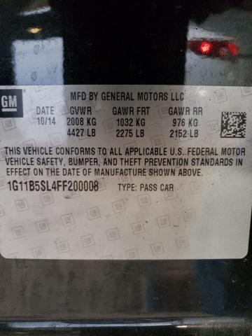 Photo 10 from auction – 2015 CHEVROLET MALIBU with VIN 1G11B5SL4FF200008