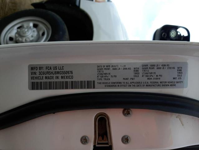 Photo 10 from auction – 2021 RAM 2500 TRADE with VIN 3C6UR5HJ8MG550976