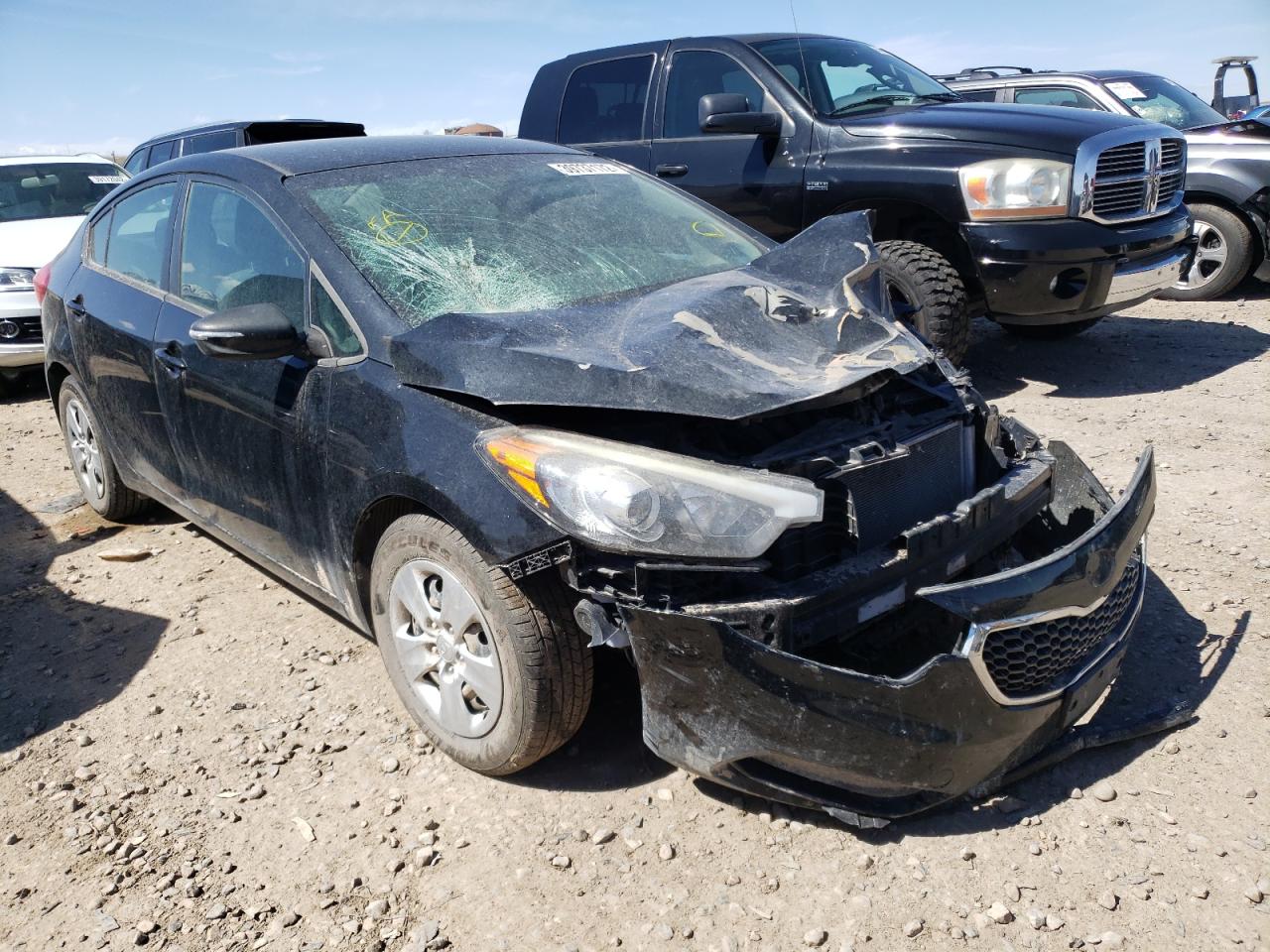 KIA FORTE LX 2015 with VIN KNAFX4A63F5358668 - Photo from auction