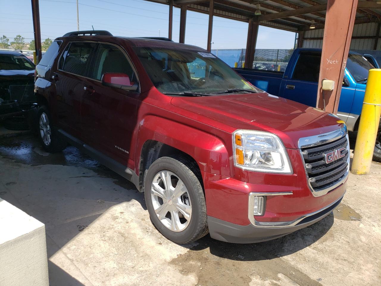 GMC TERRAIN SL 2017 with VIN 2GKALNEK4H6111144 - Photo from auction