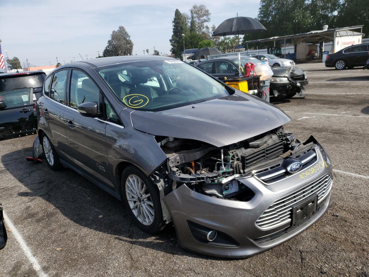 FORD C-MAX PREM 2014 with VIN 1FADP5CU7EL515131 - Photo from auction