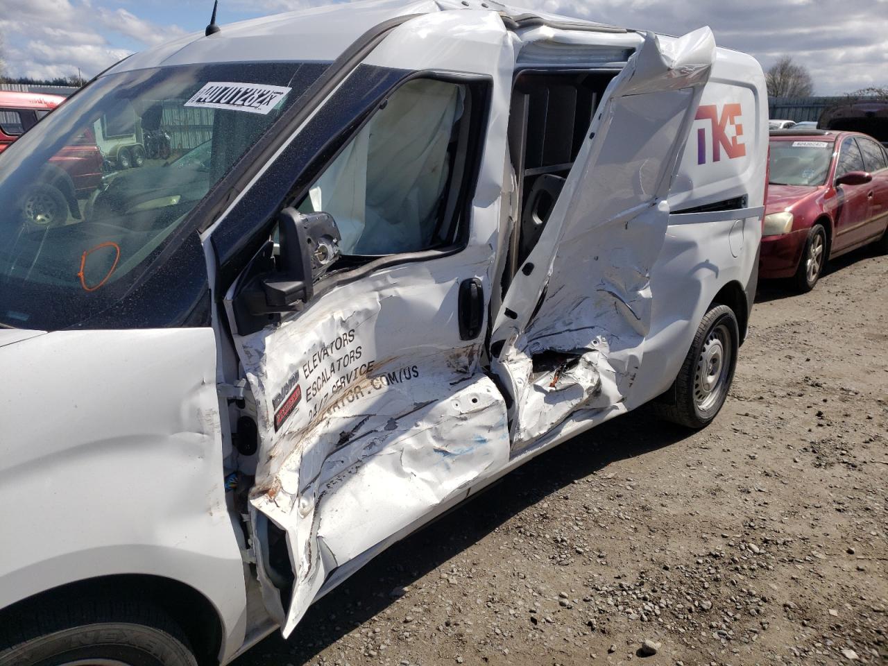 Photo 9 from auction – 2021 RAM PROMASTER with VIN ZFBHRFAB0M6T80782