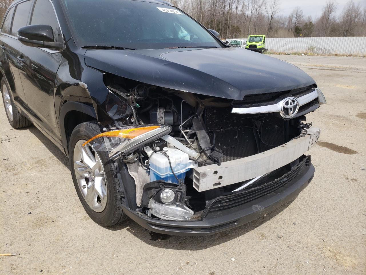 Photo 9 from auction – 2014 TOYOTA HIGHLANDER with VIN 5TDYKRFH6ES025228