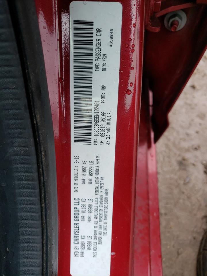 Photo 10 from auction – 2014 CHRYSLER 200 LX with VIN 1C3CCBAB5EN122481