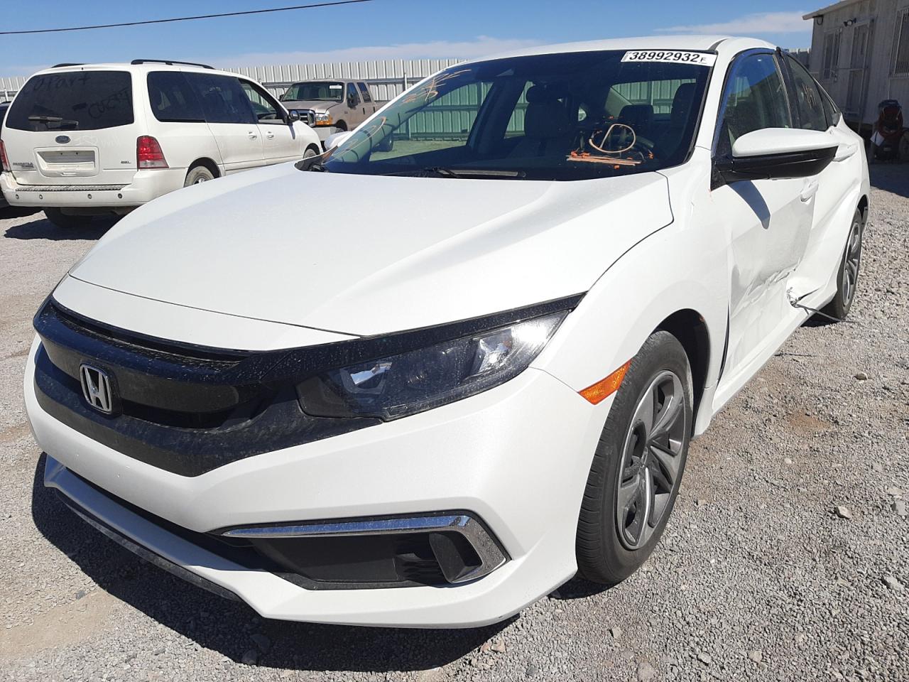 Photo 2 from auction – 2020 HONDA CIVIC LX with VIN 19XFC2F66LE010682