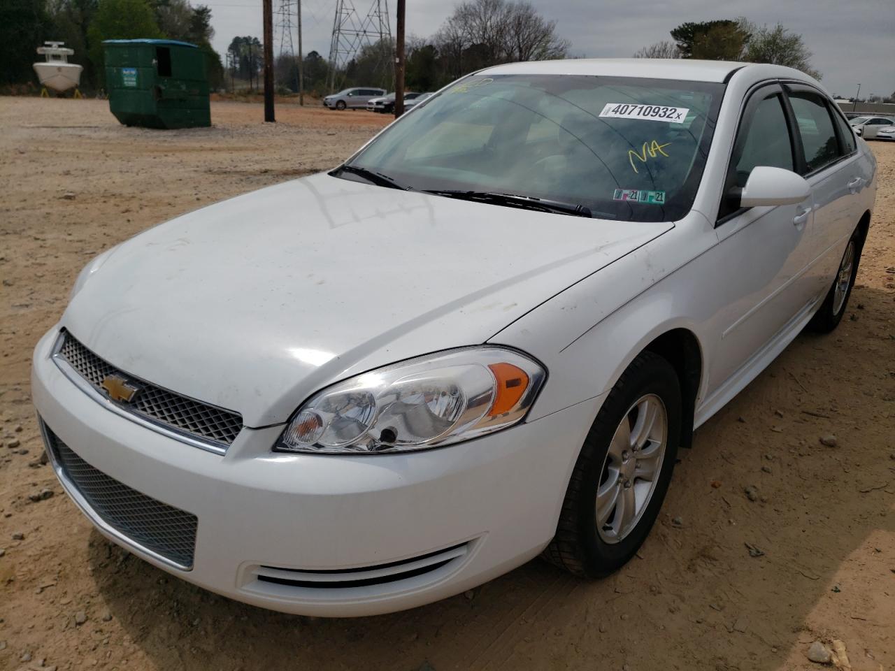 Photo 2 from auction – 2012 CHEVROLET IMPALA LS with VIN 2G1WF5E35C1266818