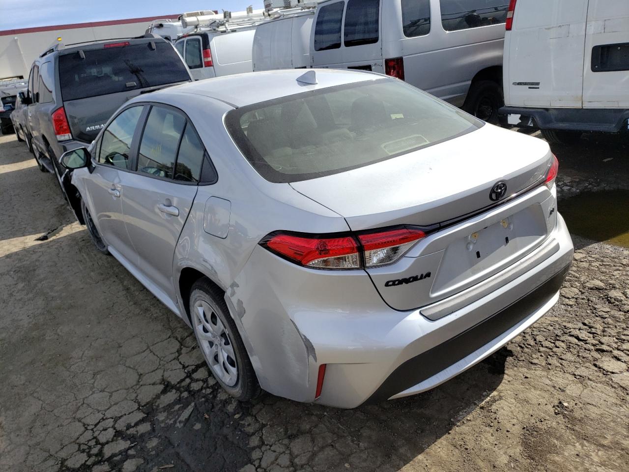 Photo 3 from auction – 2021 TOYOTA COROLLA LE with VIN JTDEPMAE3MJ154348