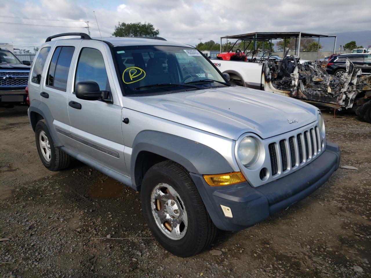 JEEP LIBERTY SP 2007 with VIN 1J4GL48K57W712265 - Photo from auction