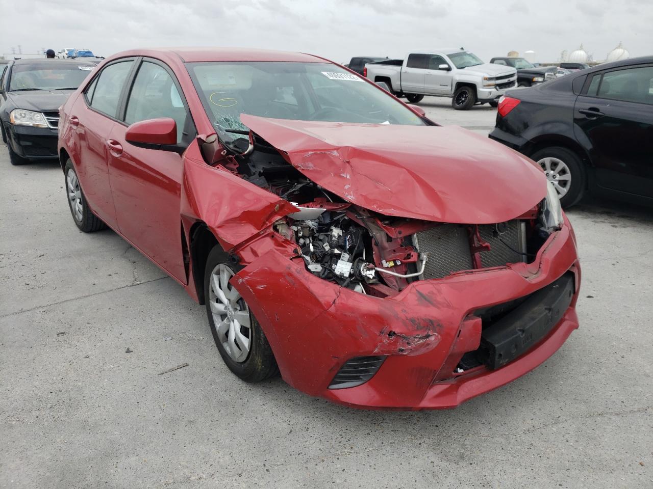 TOYOTA COROLLA L 2015 with VIN 2T1BURHEXFC408571 - Photo from auction